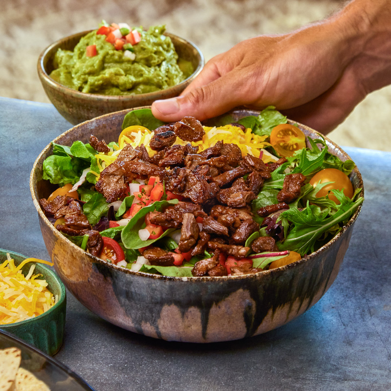 Beyond Steak Taco Salad