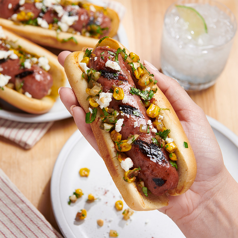 Beyond Sausage Mexican Street Corn Brat